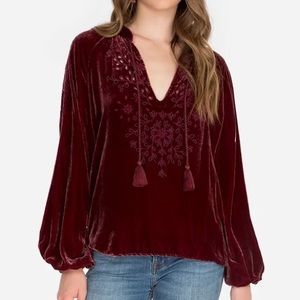 JOHNNY WAS DYLAN EYELET BLOUSE! - 60% OFF